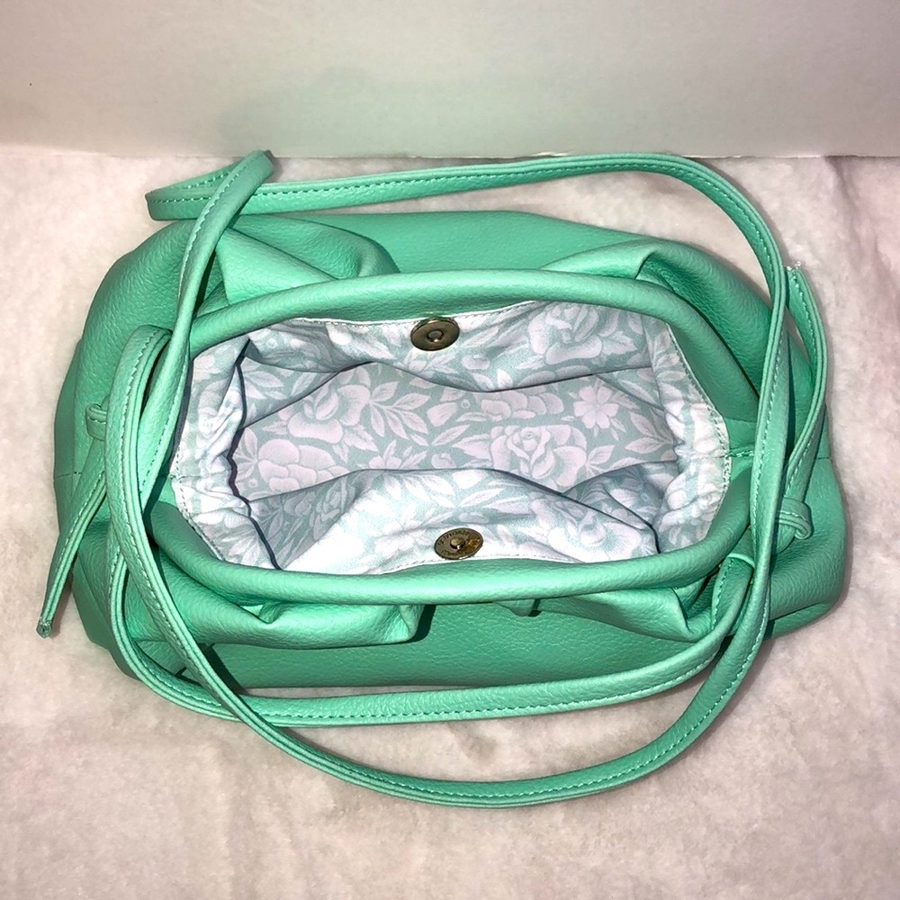 Rare Mint Cloud Dumpling Mini Pouch Crossbody Bag - image 4